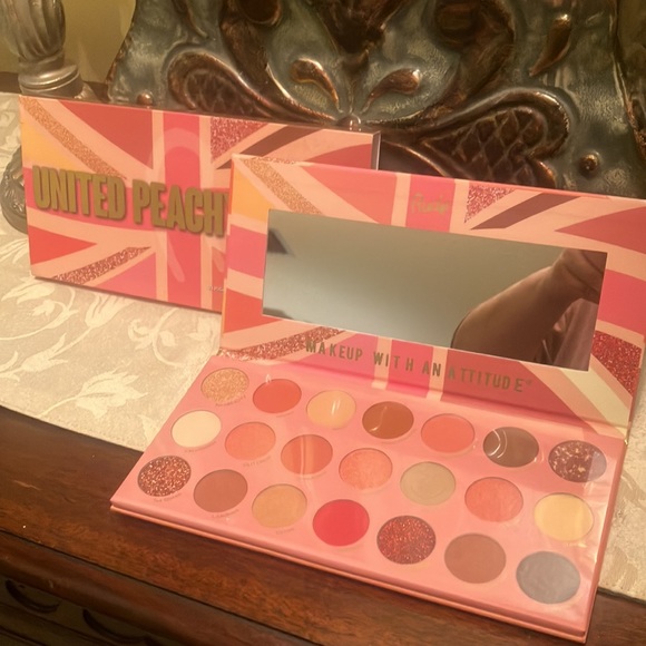⚡️⚡️Rude Cosmetics United Peachy Nudes eyeshadow palette NWT - Picture 6 of 10